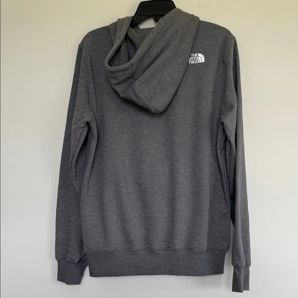 New Not Tags The North Face Dark Gray Hoodie with Blue Accent
